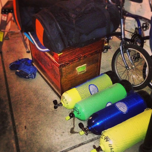 How NOT To Store Your Scuba Cylinder Underseas Scuba Center Blog