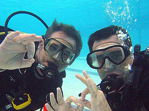 Classroom/Pool Training at Underseas Scuba Center